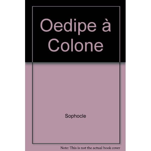 Emprunter Oedipe à Colone livre