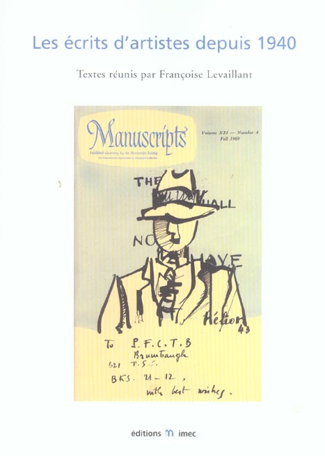 Emprunter Les écrits d'artistes depuis 1940. Actes du colloque international Paris et Caen, 6-9 mars 2002 livre