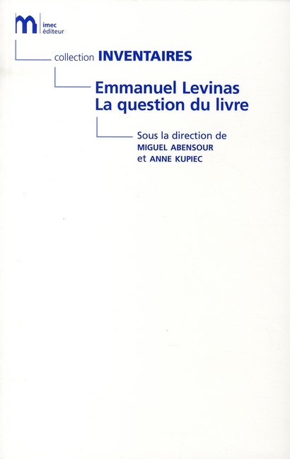 Emprunter Emmanuel Levinas : La question du livre livre