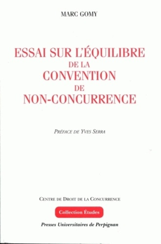 Emprunter Essai sur l'équilibre de la convention de non-concurrence livre
