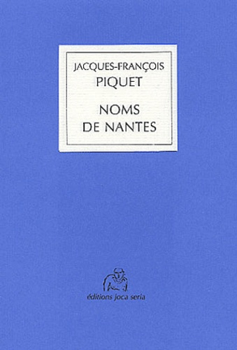 Emprunter Noms de Nantes livre