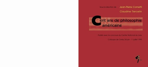 Emprunter CENT ANS DE PHILOSOPHIE AMERICAINE livre