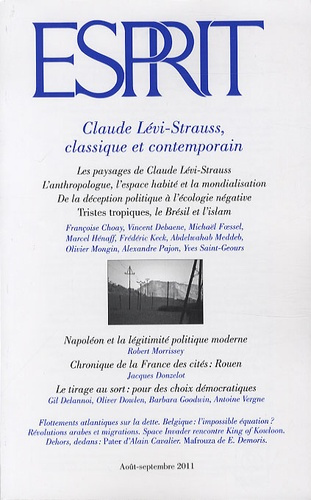 Emprunter Esprit N° 377, août-septembre 2011 : Claude Lévi-Strauss, classique et contemporain livre