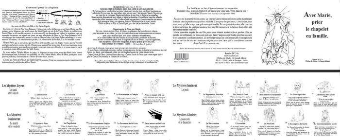 Emprunter Dépliant rosaire 3a : Prier le chapelet en famille livre