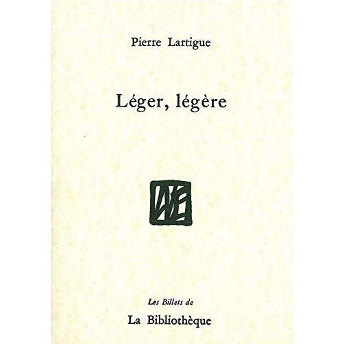 Emprunter Léger, légère livre