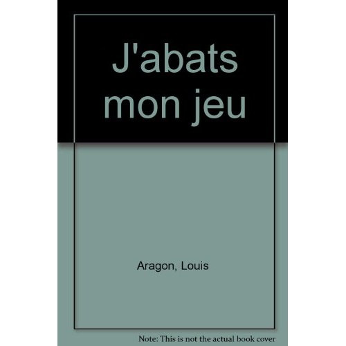 Emprunter J'abats mon jeu livre