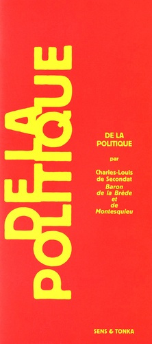 Emprunter De la politique livre