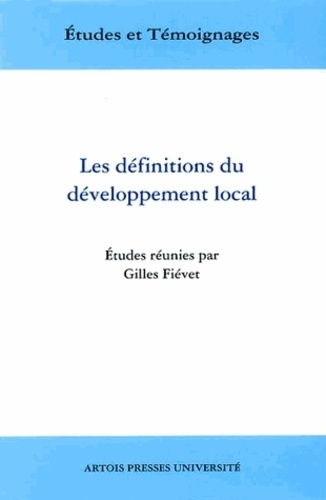 Emprunter Les définitions du développement local livre
