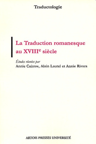 Emprunter La traduction romanesque au XVIIIème siècle livre