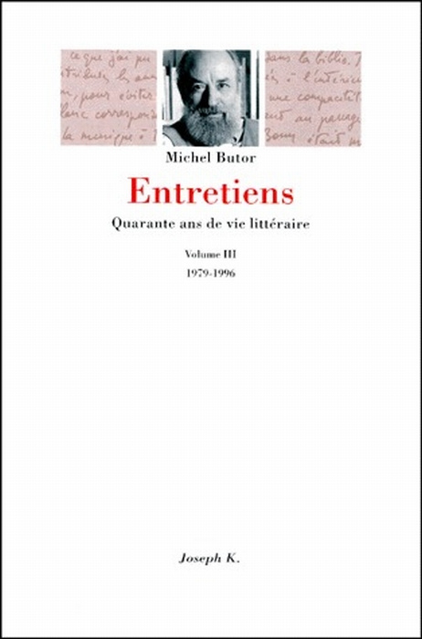 Emprunter ENTRETIENS. Quanrante ans de vie littéraire, volume 3, 1979-1996 livre