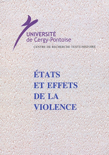 Emprunter Etats et effets de la violence livre