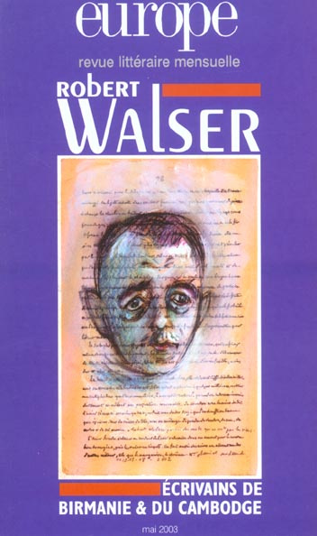 Emprunter Europe N° 889 Mai 2003 : Robert Walser livre