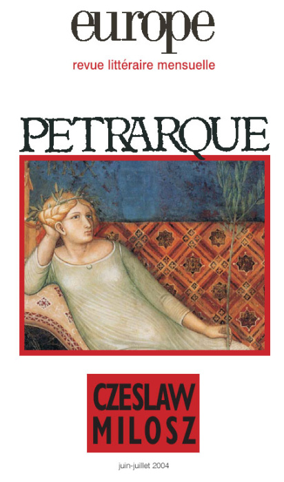 Emprunter Europe N° 902-903 Juin-Juillet 2004 : Pétrarque. Czeslaw Milosz livre