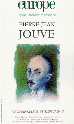 Emprunter Europe N° 907-908 : Pierre Jean Jouve livre