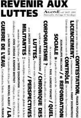 Emprunter Agone N° 26-27, 2002 : Revenir aux luttes livre