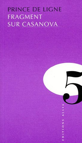 Emprunter FRAGMENT SUR CASANOVA livre