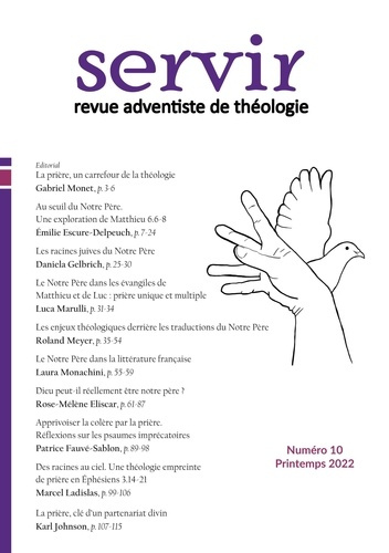 Emprunter Servir N°10. Revue adventiste de théologie - Printemps 2022 livre