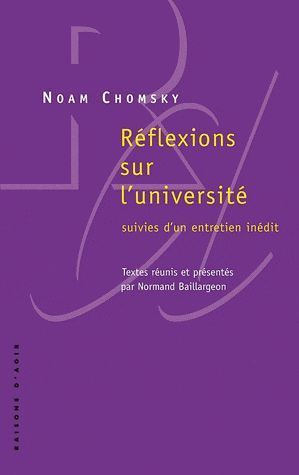 Emprunter Réflexions sur l'université. Suivies d'un entretien inédit livre