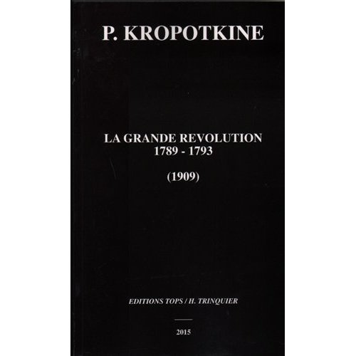 Emprunter La grande Révolution 1789-1793 livre