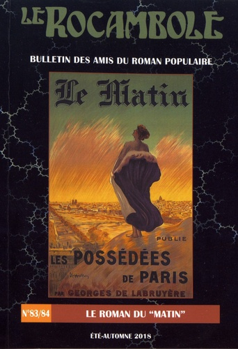 Emprunter Le Rocambole N° 83-84, été-automne 2018 : Le roman du