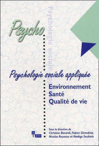 Emprunter PSYCHOLOGIE SOCIALE APPLIQUEE : ENVIRONNEMENT, SANTE ET V2 QUALITE DE VIE V2 livre