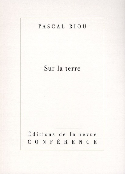 Emprunter Sur la terre livre