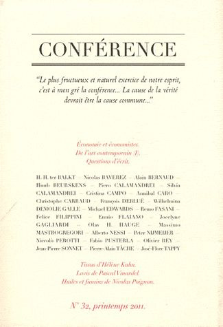 Emprunter Conférence N° 32, printemps 2011 livre