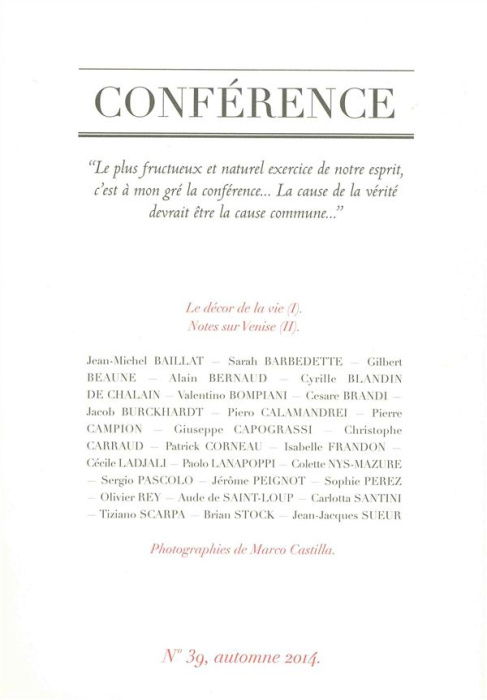 Emprunter Conférence N°39 livre