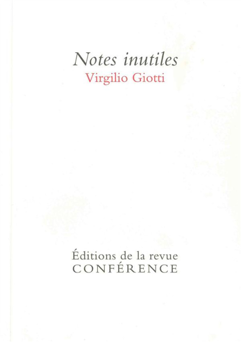 Emprunter Notes inutiles livre