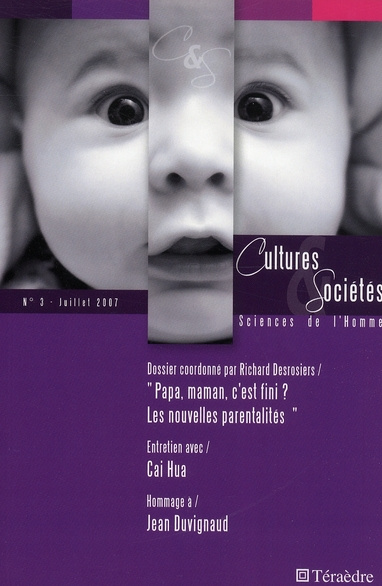 Emprunter Cultures & Sociétés N° 3, Juillet 2007 livre