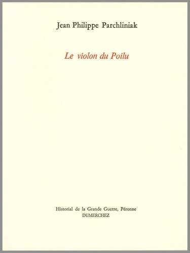 Emprunter Violon du Poilu livre