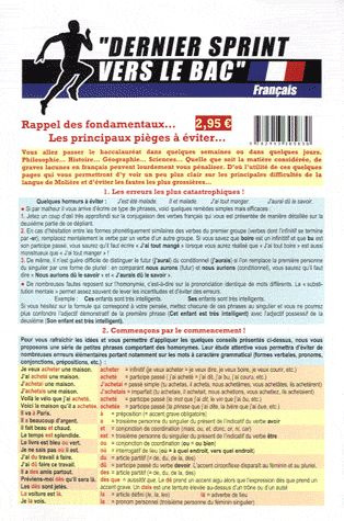 Emprunter DERNIER SPRINT VERS LE BAC FRANCAIS livre