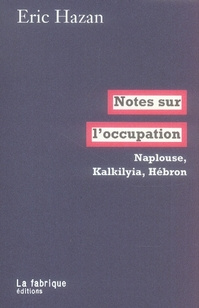 Emprunter Notes sur l'occupation. Naplouse, Kalkilyia, Hébron livre