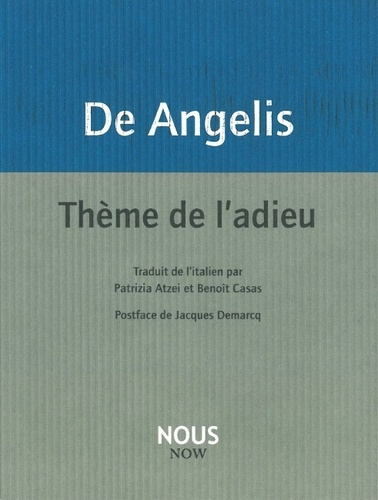Emprunter Thème de l'adieu livre