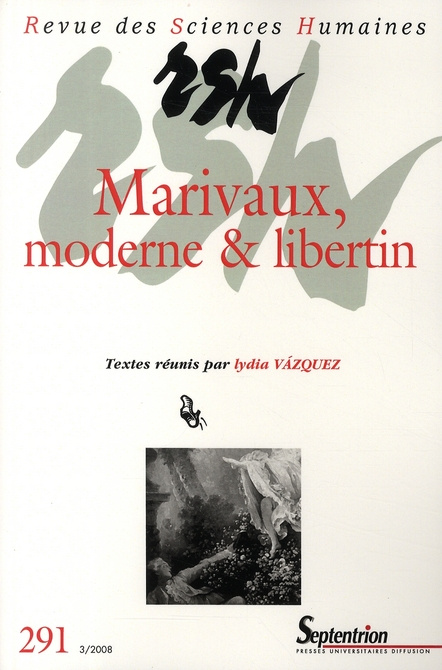 Emprunter Revue des Sciences Humaines N° 291, 3/2008 : Marivaux moderne et libertin livre