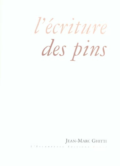 Emprunter L'écriture des pins livre