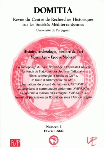 Emprunter Domitia N° 2/2002 : Histoire, archeologie, histoire de l'art, Moyen-Age-Epoque Moderne livre