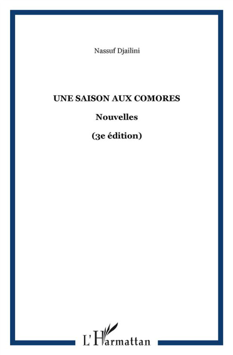 Emprunter SAISON AUX COMORES NOUVELLES livre