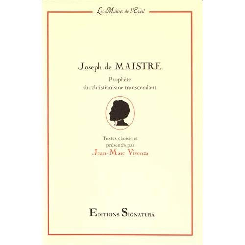 Emprunter Joseph de Maistre. Prophète du christianisme transcendant livre