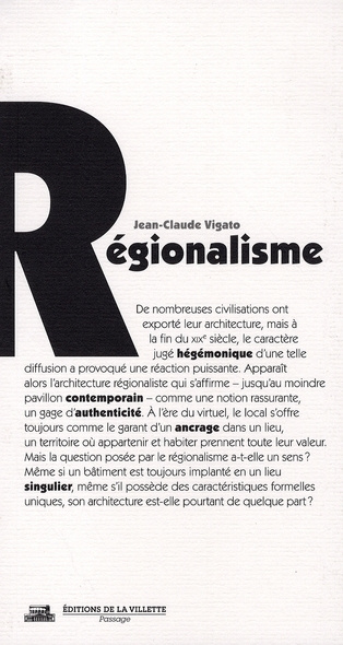 Emprunter Régionalisme livre