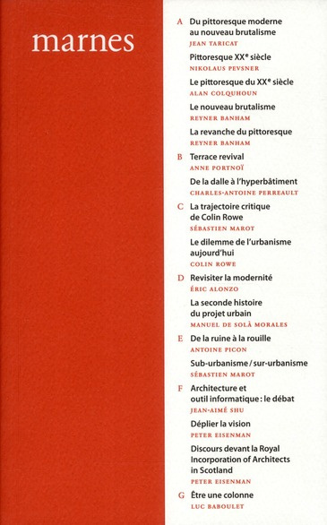 Emprunter Marnes, documents d'architecture. Volume 1 livre