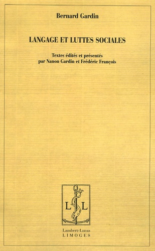 Emprunter Langage et luttes sociales livre