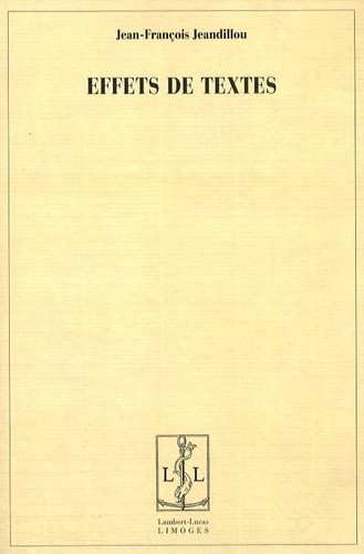 Emprunter Effets de textes livre