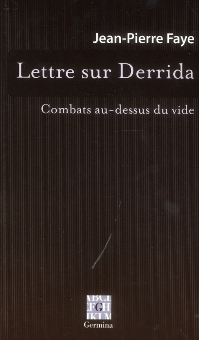Emprunter Lettre sur Derrida / Combats au-dessus du vide livre