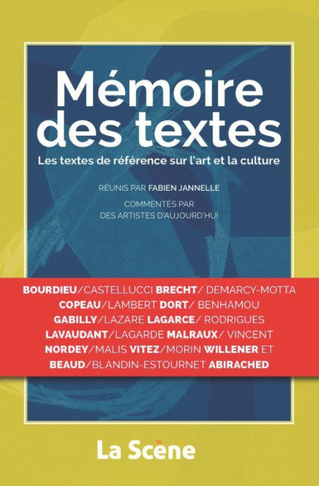 Emprunter Mémoire des textes. Les textes de référence sur l'art et la culture livre
