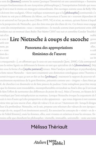 Emprunter Lire Nietzsche à coups de sacoche. Panorama des appropriations féministes de l'oeuvre livre
