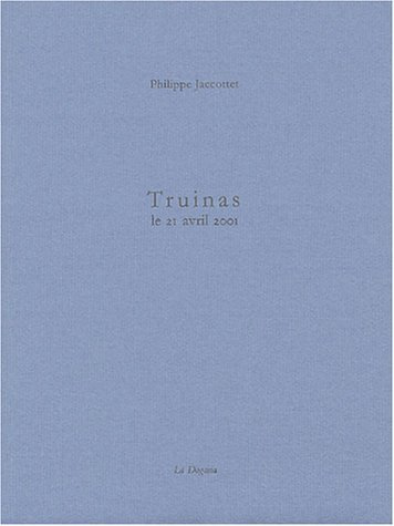 Emprunter Truinas. Le 21 avril 2001 livre