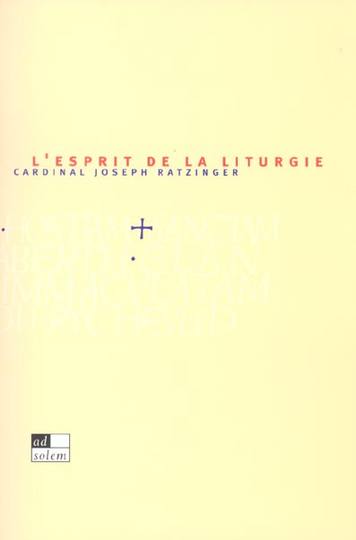 Emprunter L'esprit de la liturgie livre