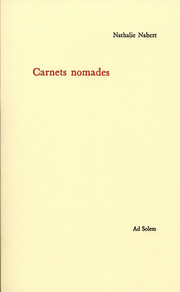 Emprunter Carnets nomades livre