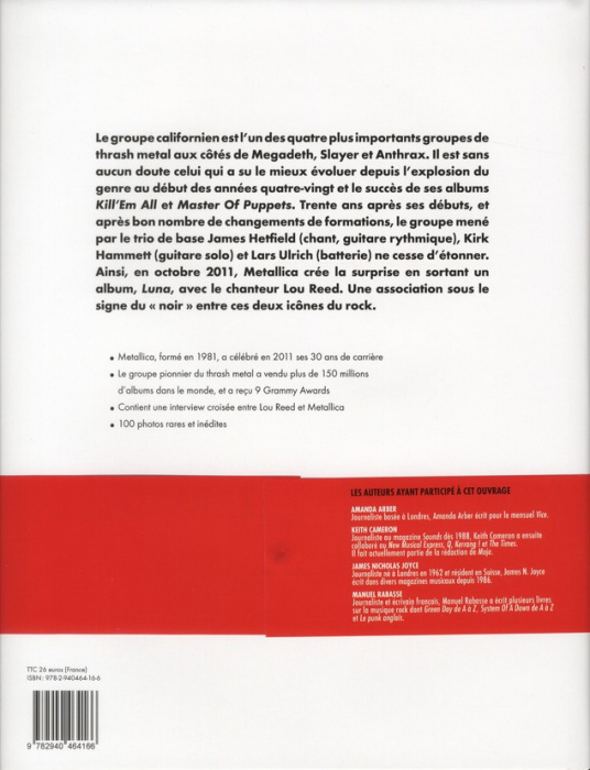 Emprunter Metallica / L'odyssée métal livre